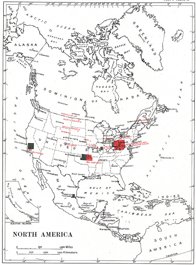 Production of Petroleum and Natural Gas in North America