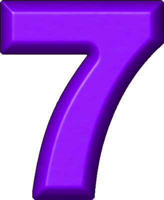 purple number 7