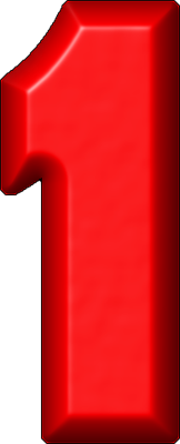 number 1 red