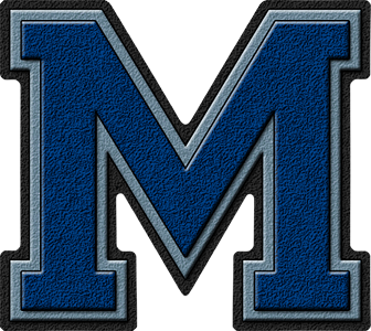 Presentation Alphabets Royal Blue Columbia Blue Varsity Letter M Presentation Alphabets Royal Blue Columbia Blue Varsity Letter M