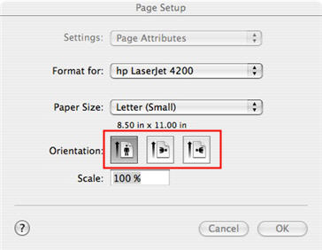 make only one page landscape in pages for mac