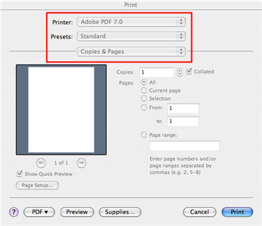 how to select certain pages on pdf for macbook