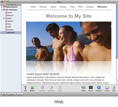 apple iweb for mac