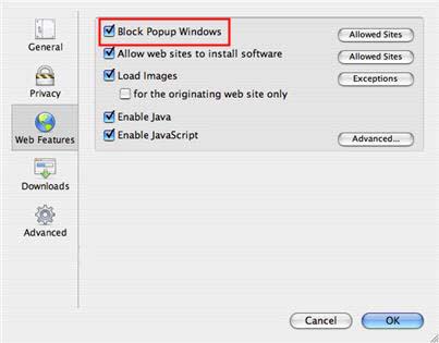 pop up blocker for firefox mac