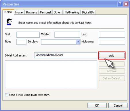 how to create email group in outlook 2003