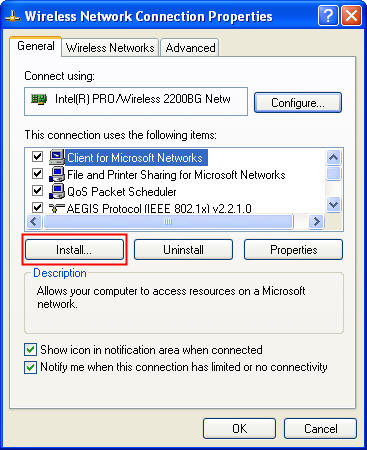 how to properly set up network file sharing