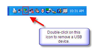 How do I safely remove a USB device from my computer? » Hardware