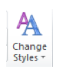 Change styles button.